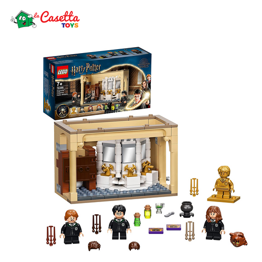 LEGO 76386 Harry Potter Hogwarts: Errore della Pozione Polisucco, Castello Giocattolo con Minifigure d'Oro del 20° Anniversario