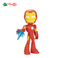 Hasbro Marvel Spidey e i Suoi Fantastici Amici, Mega Iron Man, Action Figure Giocattolo Super Hero per età prescolare, per Bambini e Bambine dai 3 Anni in su