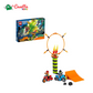 LEGO 60299 City Stuntz Competizione Acrobatica, Set con 2 Moto Giocattolo con Meccanismo a Spinta, Cerchio di Fuoco e Minifigura Duke DeTain