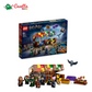 LEGO 76399 Harry Potter Il Baule Magico di Hogwarts, Idea Regalo Personalizzabile con le Minifigure dei Film, Stemmi Case, Cappello Parlante e Gufo