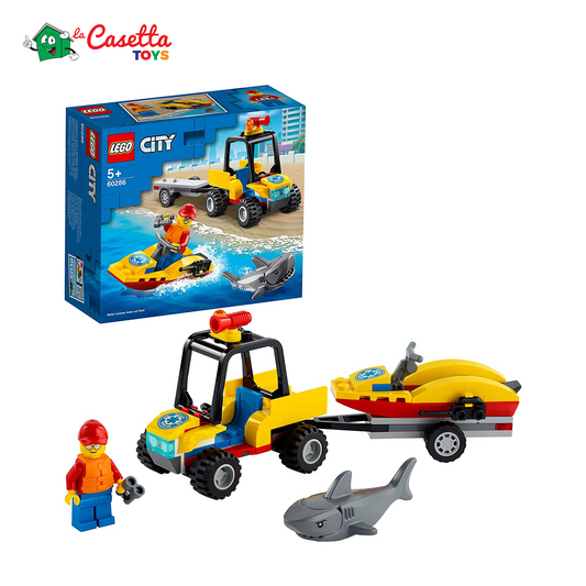 LEGO 60286 City Great Vehicles ATV di soccorso balneare