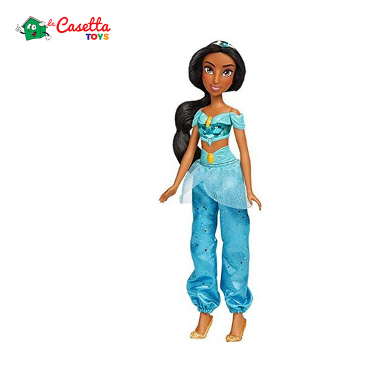 Disney Princess Royal Shimmer - Bambola di Jasmine, Fashion Doll con Gonna e Accessori, Giocattolo per Bambini dai 3 Anni in Su