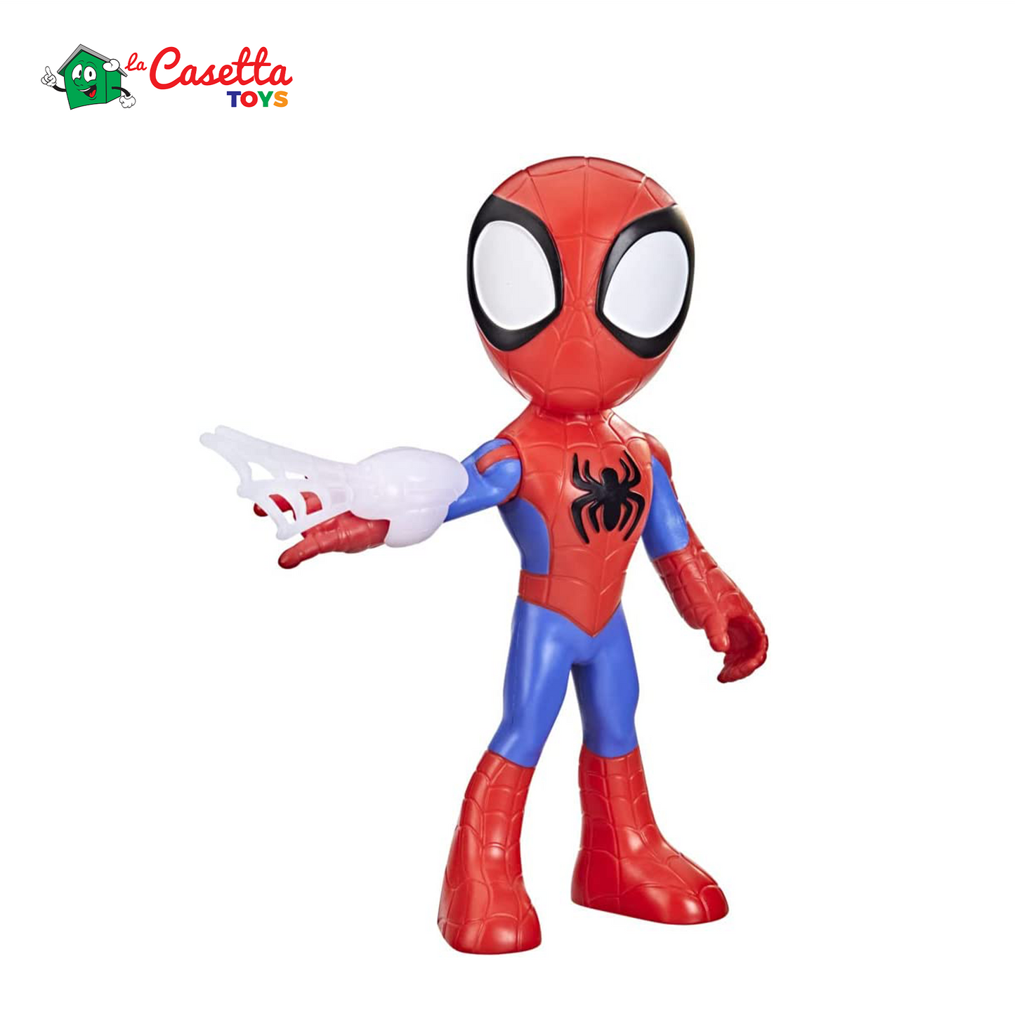 Hasbro Marvel - Other_Toys, Spidey e I Suoi Fantastici Amici - Supersized Spidey, Action Figure da 22,5 cm, Giocattolo per età prescolare, per Bambini dai 3 Anni in su, Multicolore