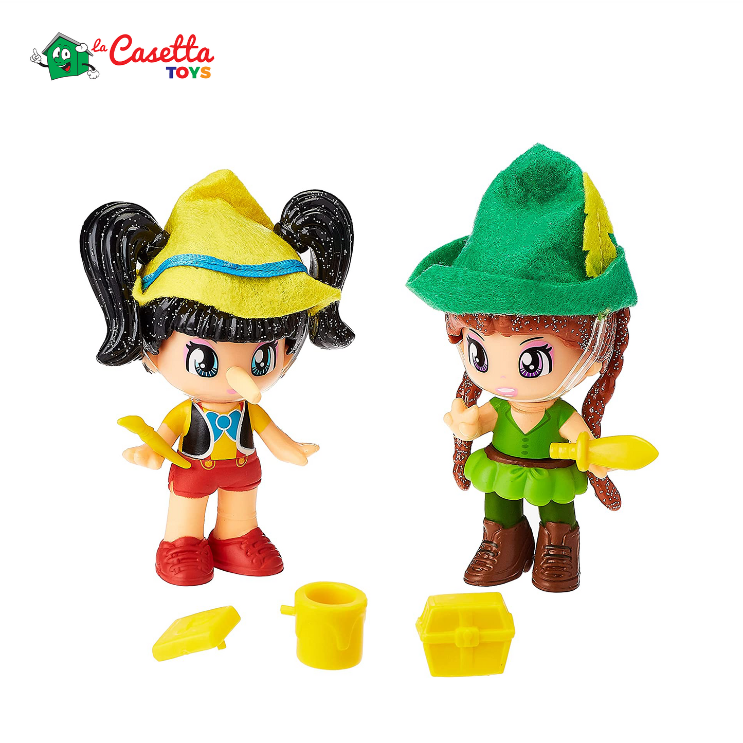 Pinypon - Pack Favole con 2 Personaggi per Bambine/i da 4 a 8 Anni, 700016381