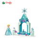 LEGO 43199 Disney Il Cortile del Castello di Elsa, Giocattolo con Principessa Frozen 2, Collezione Abito Diamante