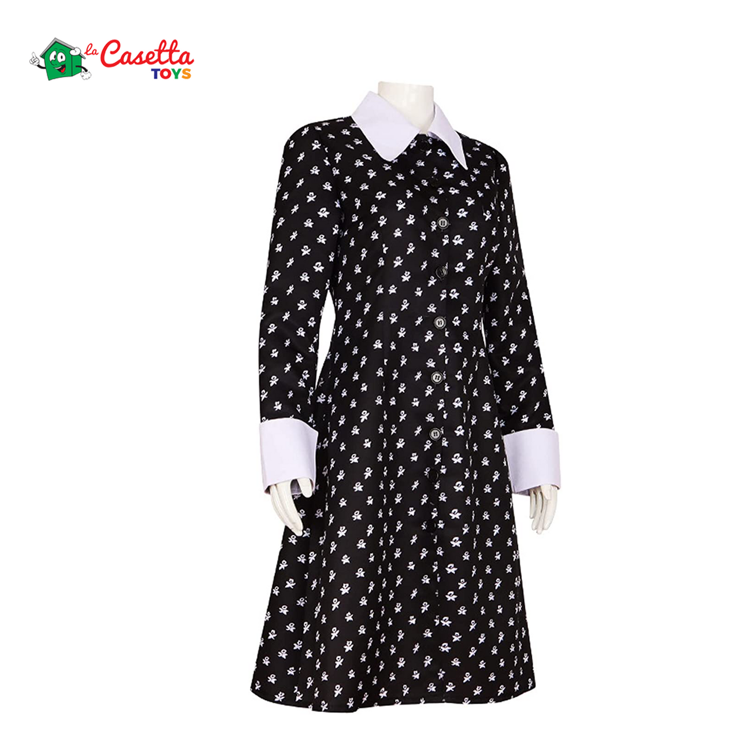 Calze Mercoledì Addams Per Ragazza - 5 Paia, Taglie 30-40, Cotone E Poliestere - Foto 8