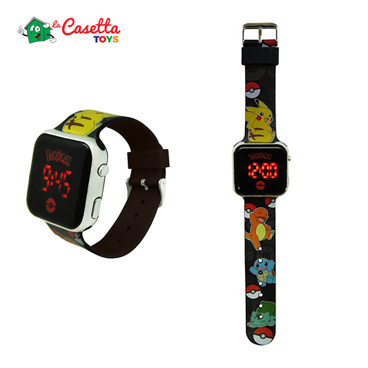 Nintendo Kids Euroswan Orologio LED Pokemon con Calendario. POK4322