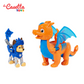 Paw Patrol, Cucciolo Rescue Knights con Drago, Personaggio Drago a Sorpresa, Giochi Bambini dai 3 Anni in su