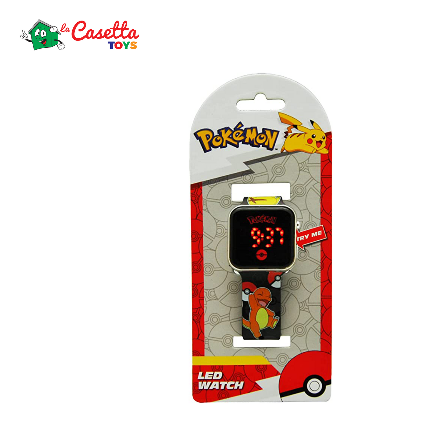 Nintendo Kids Euroswan Orologio LED Pokemon con Calendario. POK4322