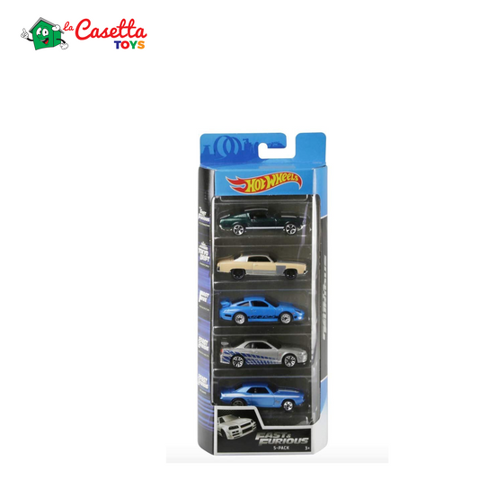 HOT Wheels Dirt Track - Set regalo per 5 veicoli