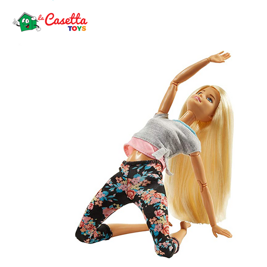 Barbie Bambola Snodata, 22 Punti Snodabili per Infiniti Movimenti, per Bambini 3+ Anni, FTG81