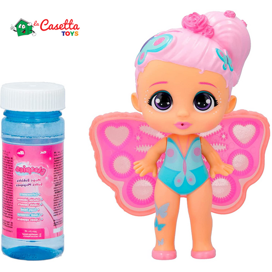 BLOOPIES Magic Bubbles Diana, Bambola Fatina da Collezione che Spruzza Acqua e Fa Bolle Magiche con le sue Ali, Gioco d'Acqua per Bambini e Bambine