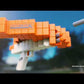 Nerf Minecraft, martello lancia-dardi Stormlander, lancia 3 dardi, include 3 dardi Nerf Elite, impugnatura di armamento a retroazione