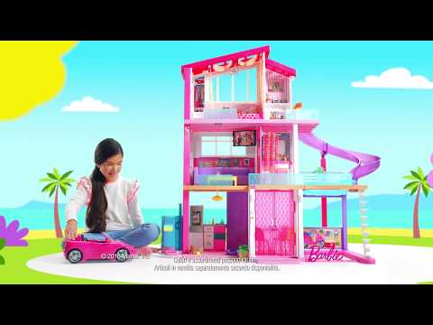 Barbie Casa dei Sogni Casa a 3 Piani con 8 Stanze Ascensore e Piscina La Casetta Toys