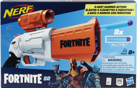 Nerf Fortnite SR - 4 Dart Hammer Action